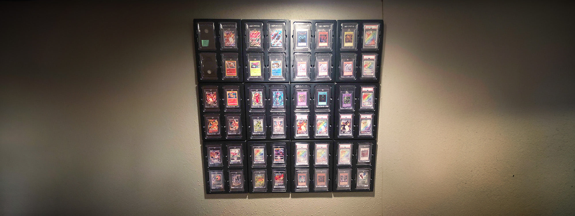 48 Trading Card Display Customer Set up