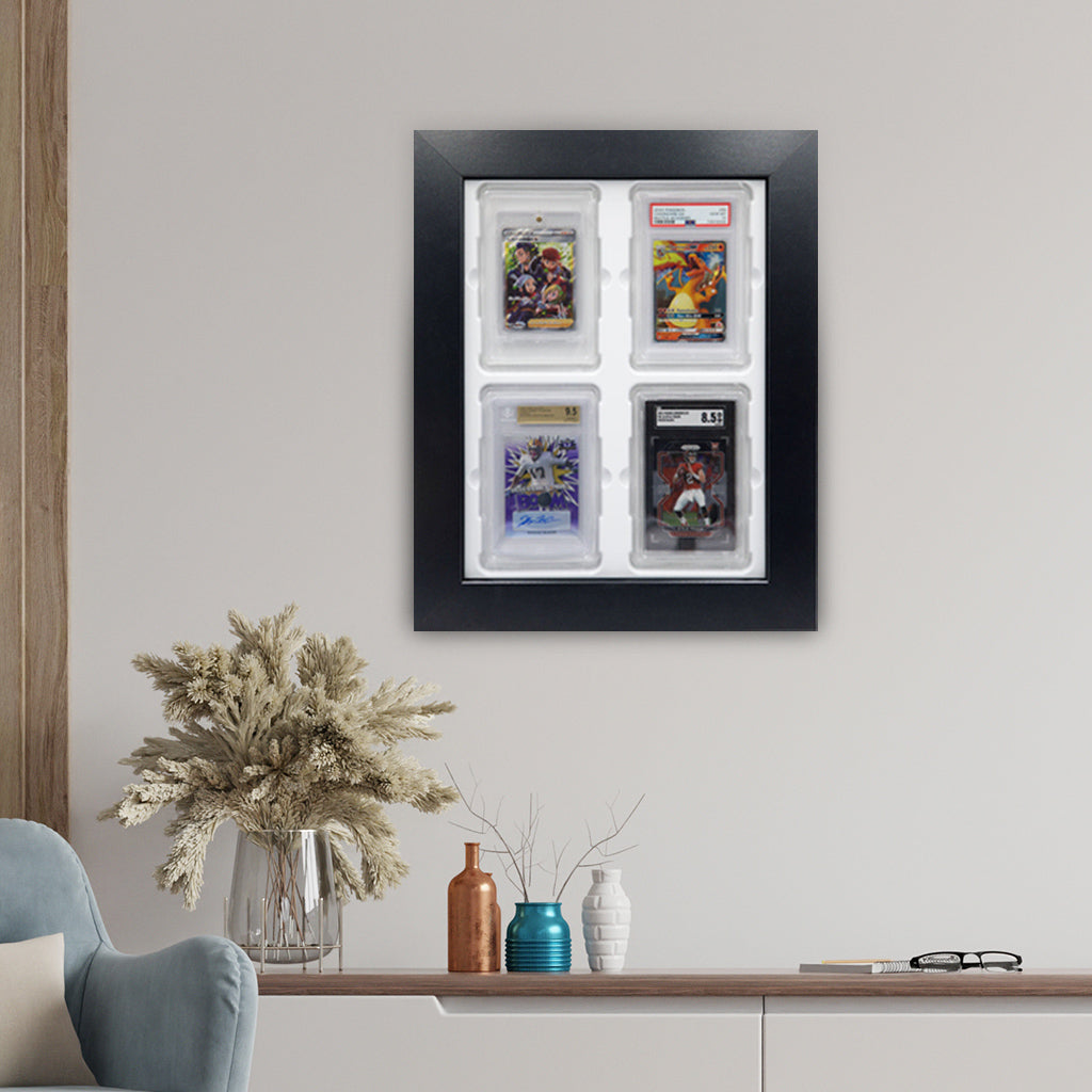 4 Graded Card Display - Classic Style 4 Graded Card Display - Classic Style