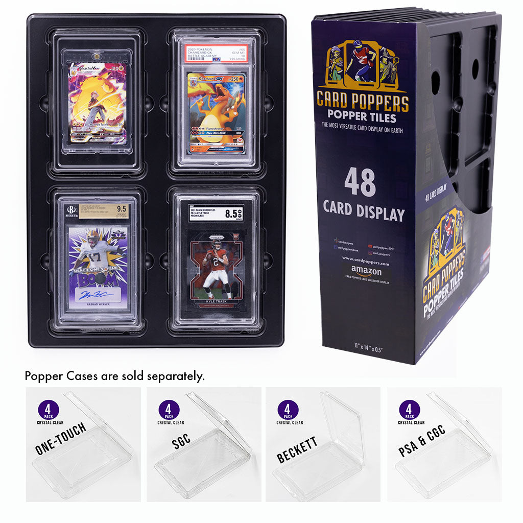 PSA | SGC | Beckett | One Touch 48 Card Wall Tile Display