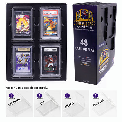 PSA | SGC | Beckett | One Touch 48 Card Wall Tile Display
