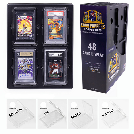 48 Trading Card Display for PSA, CGC, One Touch, SGC & Beckett Card Poppers 48 Trading Card Display for PSA, CGC, One Touch, SGC & Beckett Card Poppers